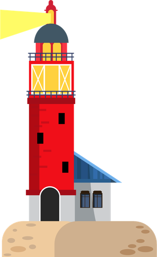 lighthousetowers-guiding-light-houses-buildings-searchlight-towers-illustration-507204