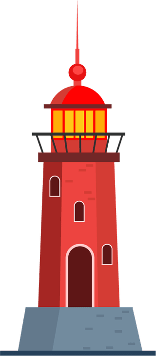 lighthousetowers-guiding-light-houses-buildings-searchlight-towers-illustration-489860
