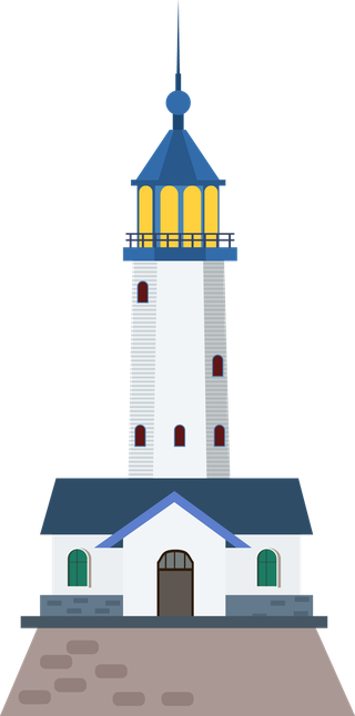 lighthousetowers-guiding-light-houses-buildings-searchlight-towers-illustration-496677