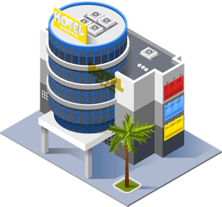 luxuryhotel-buildings-isometric-icons-675532