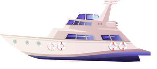 luxuryyacht-model-icons-colored-modern-sketch-987005
