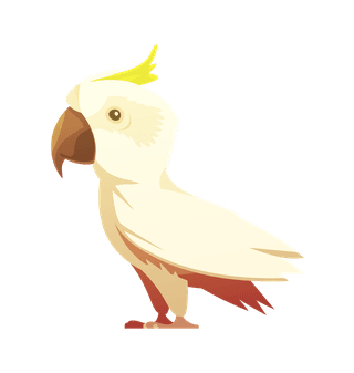 macawexotic-tropical-birds-retro-icons-set-306009