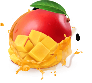 mangoand-mango-juice-splash-vector-976487