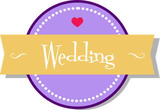 marriagedesign-elements-various-shapes-violet-white-decor-340718