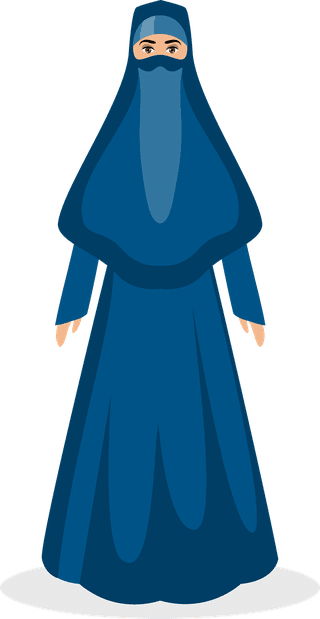 middleeastern-woman-set-traditional-arabic-hijab-ethnicity-girl-clothing-vector-illustration-206944