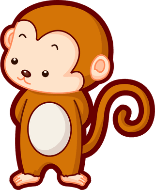 monkeycute-anthropomorphic-zodiac-qvector-532368