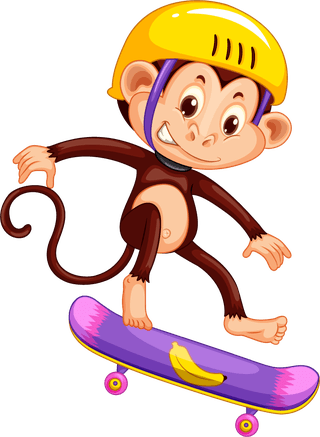 monkeyoutdoor-park-with-little-monkeys-doing-different-activities-615165
