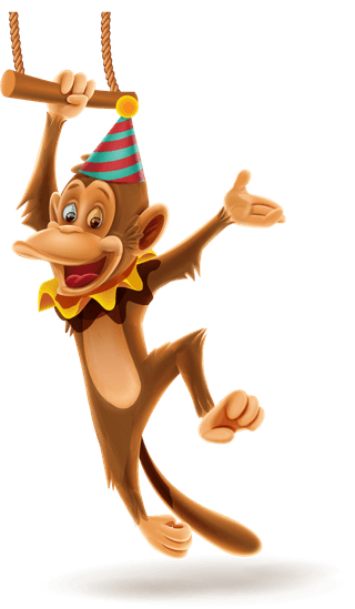 monkeyinganimal-show-vector-45277