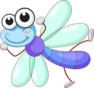 mosquitovecteezy-illustration-of-a-group-of-bugs-597512