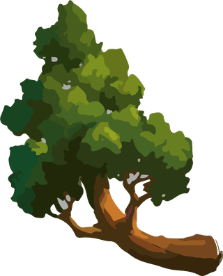 mossrotting-tree-vector-vector-40905