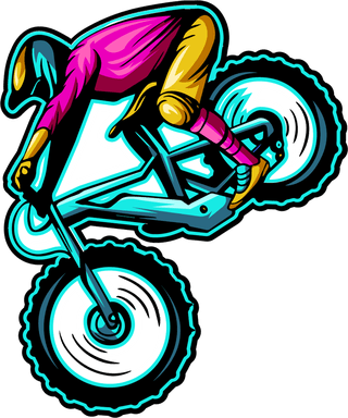 motorcycleracing-racer-icons-colorful-dynamic-cartoon-sketch-678085
