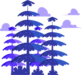 naturaltrees-icons-collection-colorful-sketch-95713