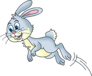 naughtybunny-set-happy-rabbit-with-duck-cartoon-illustration-555892