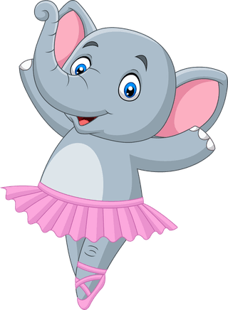 naughtyelephant-cartoon-elephants-collection-with-different-actions-262475