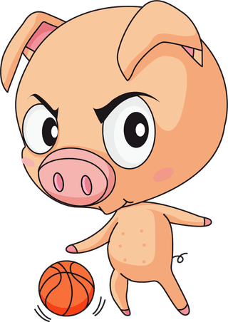 naughtypiglet-illustration-of-a-set-of-active-pigs-579370