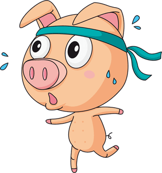 naughtypiglet-illustration-of-a-set-of-active-pigs-533645