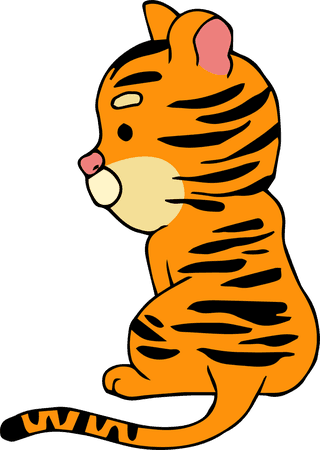 naughtytiger-cub-hand-drawn-style-tiger-collection-915350