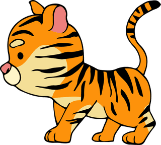naughtytiger-cub-hand-drawn-style-tiger-collection-424126