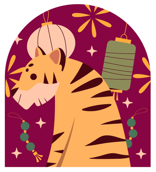 newyear-stickers-collection-animal-976075