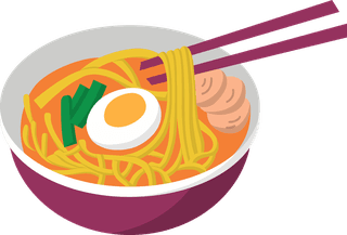 noodlebowl-set-of-japanese-food-isolated-on-white-background-vector-337195