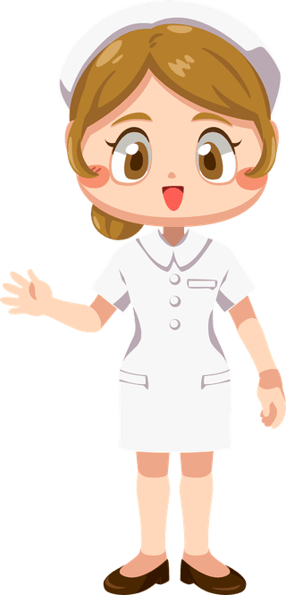 nurseset-happy-woman-nurse-uniform-with-different-acting-cartoon-character-647238