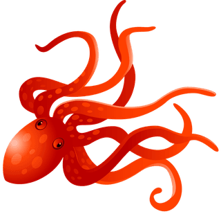 octopusfunny-marine-animal-cartoon-vectors-set-217846