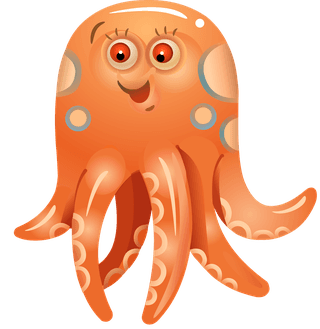 octopuswhite-background-cartoon-fish-characters-isolated-fish-on-a-white-background-561064