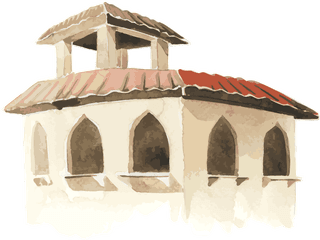 oldeuropean-architecture-collection-watercolor-style-338728