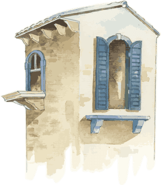 oldeuropean-architecture-collection-watercolor-style-510654