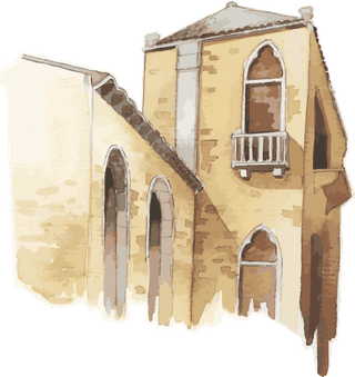oldeuropean-architecture-collection-watercolor-style-51440