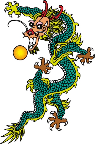 orientaldragon-chinese-classical-dragon-vector-of-the-five-337784