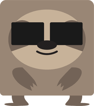 otterunique-shape-collection-of-cartoon-sloth-emoticons-vector-5008