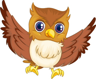 owlillustraiton-of-comical-owl-on-white-429800