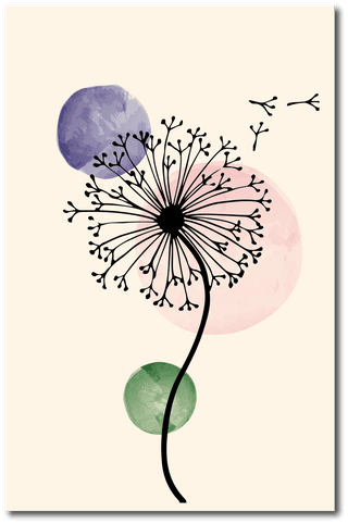 paintingwallpaper-a-dandelion-colorful-vector-cover-795097