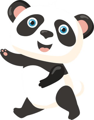 pandaadorable-panda-set-cute-cartoon-chinese-bear-baby-waving-hello-holding-heart-182591