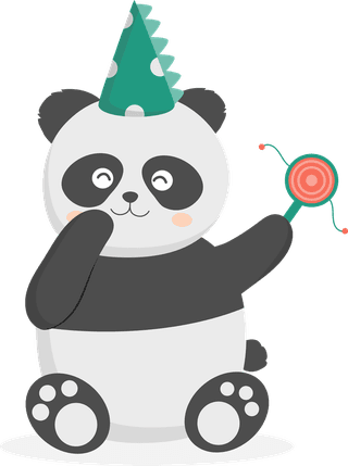 pandapanda-bear-baby-celebrates-birthday-cartoon-696941