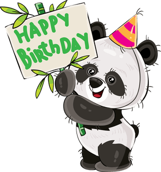 pandapanda-bear-baby-celebrates-birthday-cartoon-701681