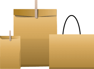 paperbags-for-takeaway-coffee-package-icons-shiny-modern-plain-decor-d-sketch-858091