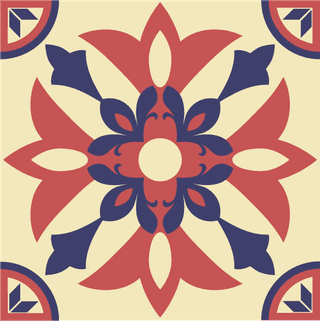 patterndesign-elements-symmetrical-petals-sketch-retro-design-334053