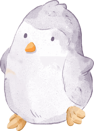 penguinwatercolor-illustration-watercolor-set-of-adorable-penguin-231908