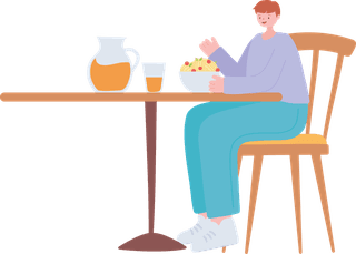 peopleeating-on-tables-set-vector-illustration-298298