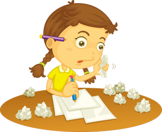 peopleillustration-of-the-different-actions-of-a-young-girl-on-a-white-background-959146