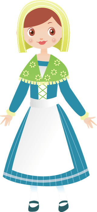 peoplewearing-traditional-costumes-of-different-countries-multiethnic-girls-clip-art-499974
