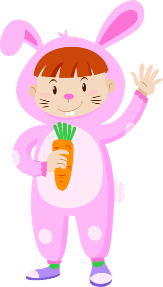 peoplewho-dress-up-characters-children-in-different-costumes-illustration-382464