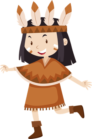 peoplewho-dress-up-characters-children-in-different-costumes-illustration-99343