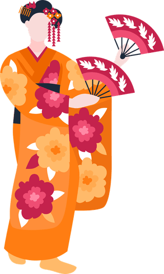 personwearing-kimono-ancient-japan-flat-set-474595