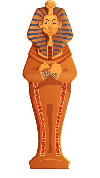 pharaohs-coffin-ancient-egypt-vector-cartoon-set-574260