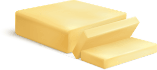 pieceof-butter-butter-sticks-slices-realistic-set-isolated-illustration-42518