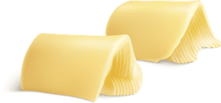 pieceof-butter-butter-sticks-slices-realistic-set-isolated-illustration-54147
