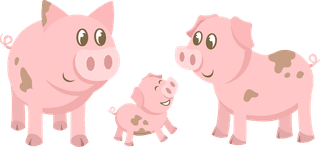 pigfamily-funny-farm-animals-families-set-814788